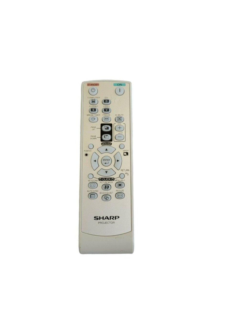 Genuine Sharp Projector Remote Control RRMCGA581WJSA Tested And Works